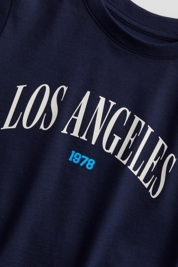 Producto - Remera HyM Los Angeles azul - 1