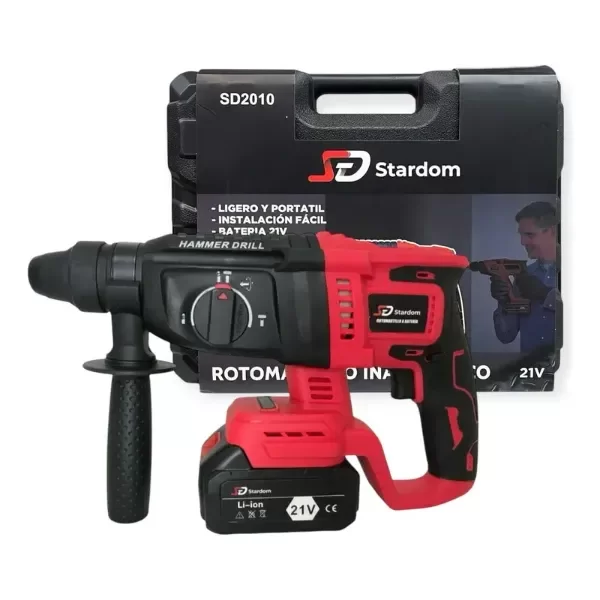 Producto - HE1581 ROTOMARTILLO INALAMBRICO 2 BATERIAS