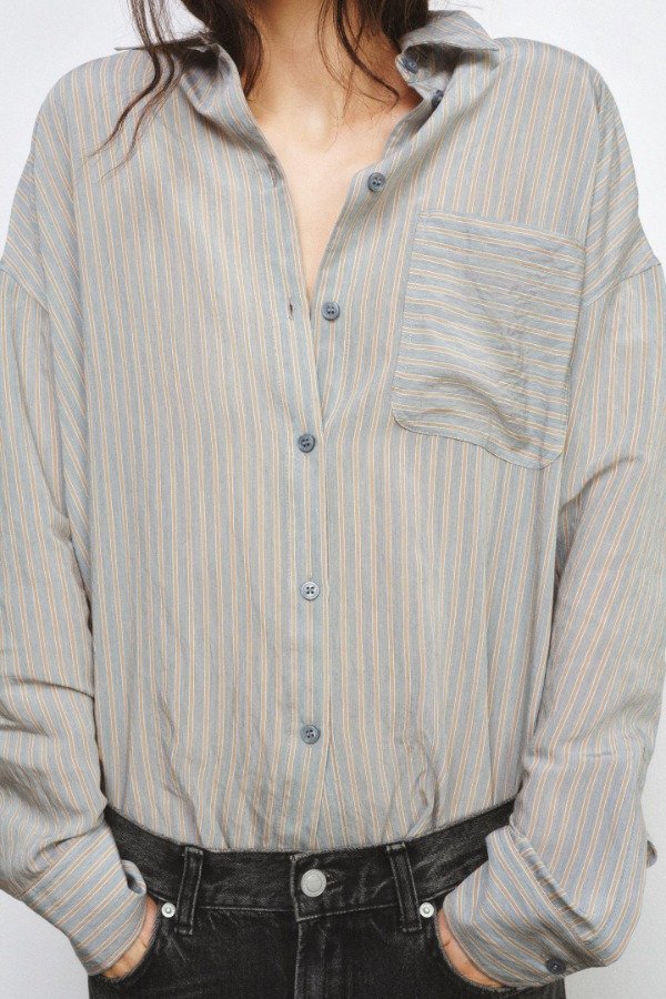 Producto - Camisa rayas multicolor Zara - 2