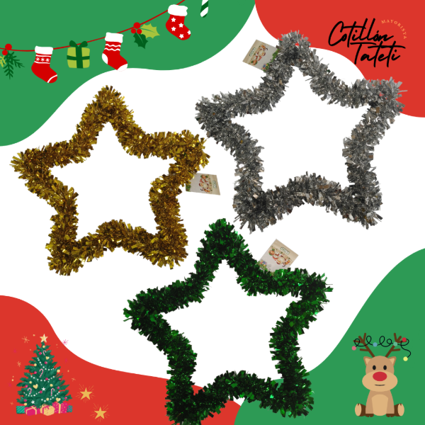 Producto - ESTRELLA TINSEL - 28cm