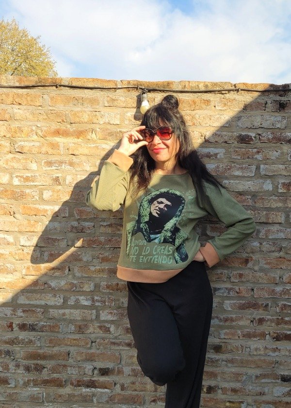 Producto - BUZO ALGODÓN MUJER Pity Alvarez Te entiendo - 1