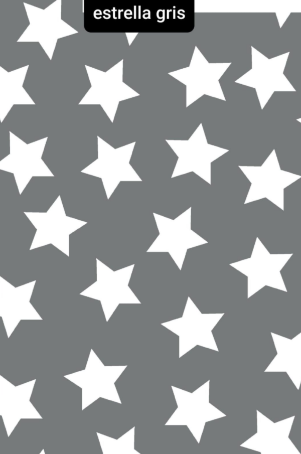 Producto - Gabardina Estampada Estrella gris