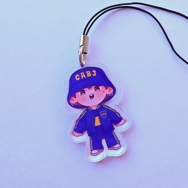 Producto - Llaveros y charms Jungkook de Boca y Tae de River! - 2