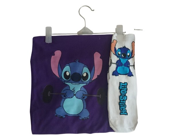 Producto - SET DEPORTIVO 3 PIEZAS STITCH VIOLETA