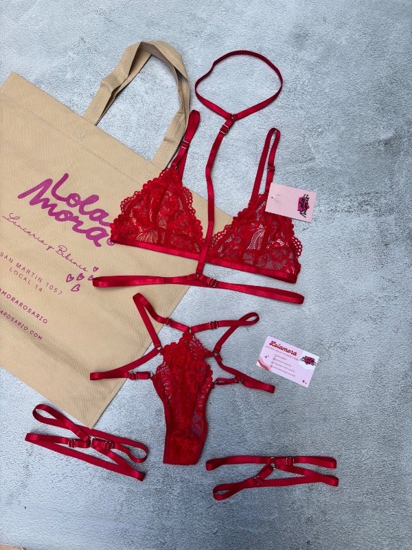 Producto - SET JAZMIN ROJO - 2