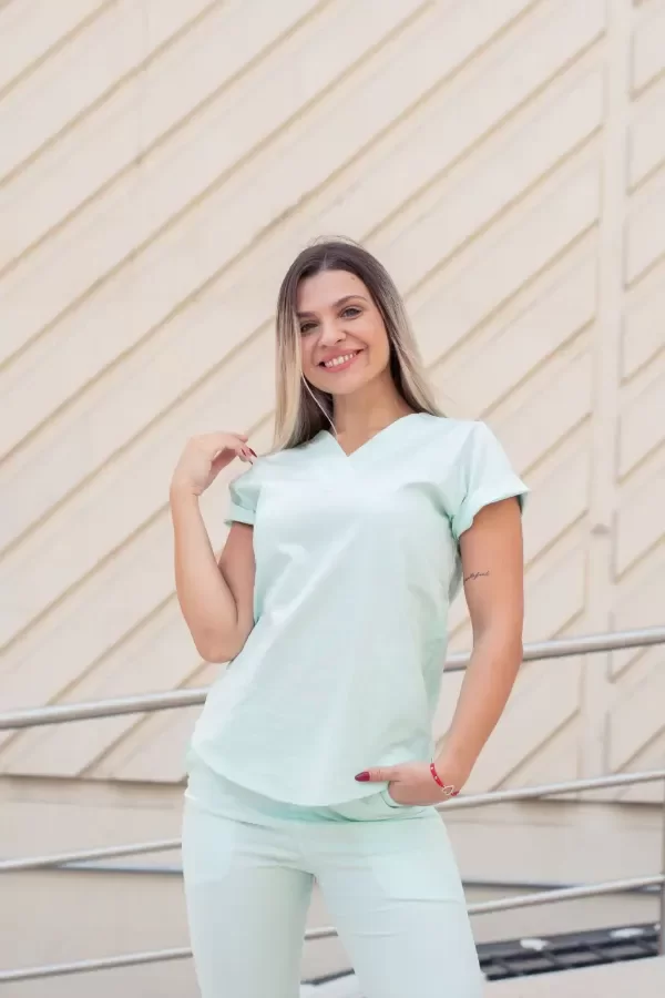 Producto - AMBO SPANDEX (GABARDINA ELASTIZADA) Aqua Liso