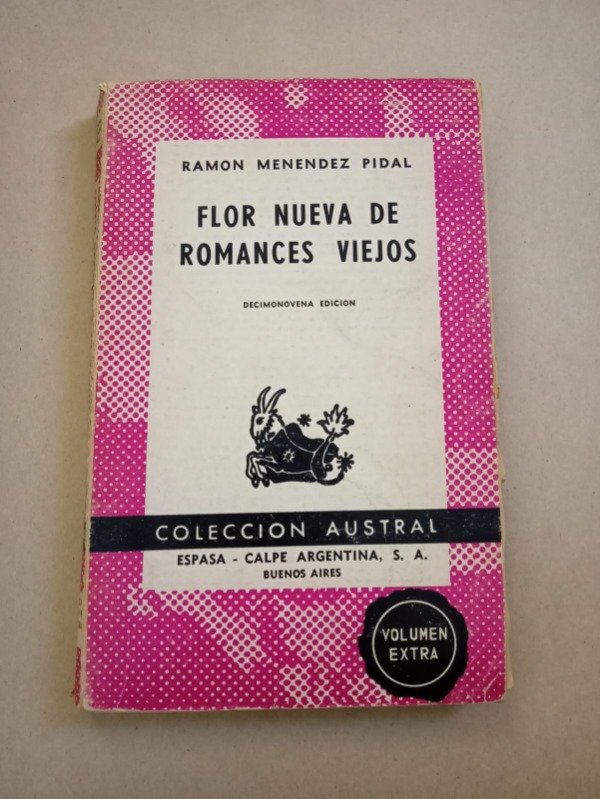 Producto - Flor nueva de romances viejos - Ramón Menendez Pidal - Espasa calpe 1973
