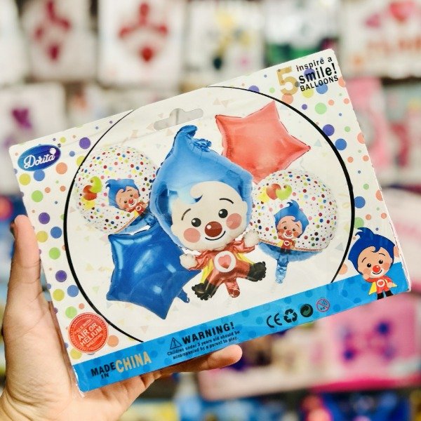 Producto - Set de globos Plim Plim 5pcs