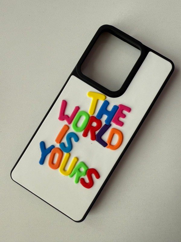 Producto - 3D casetify blanco con letras