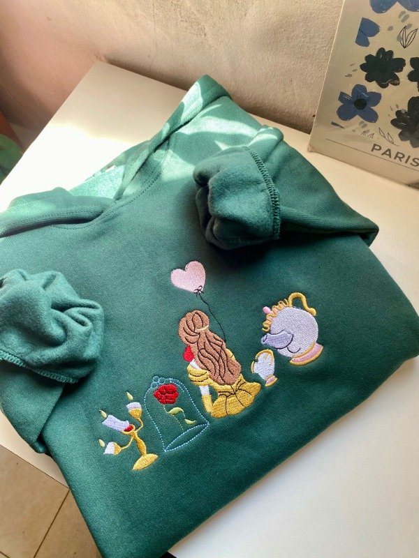 Producto - Buzo Canguro - Bella y la bestia