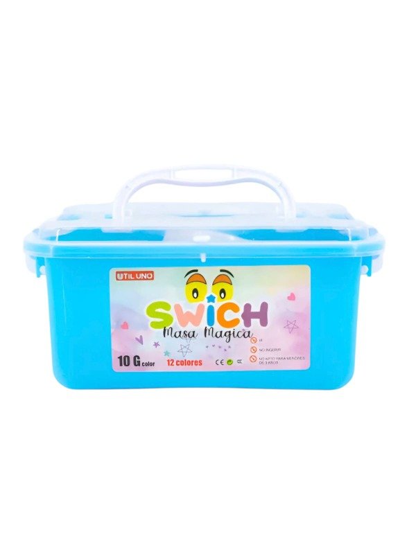 Producto - Masa Magica Infantil Switch Util Uno x12 Colores