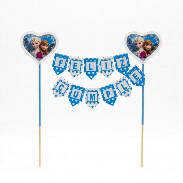 Producto - Topper banderin princesas - 1