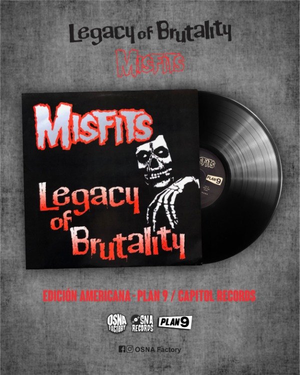 Producto - MISFITS Legacy of brutality Vinilo