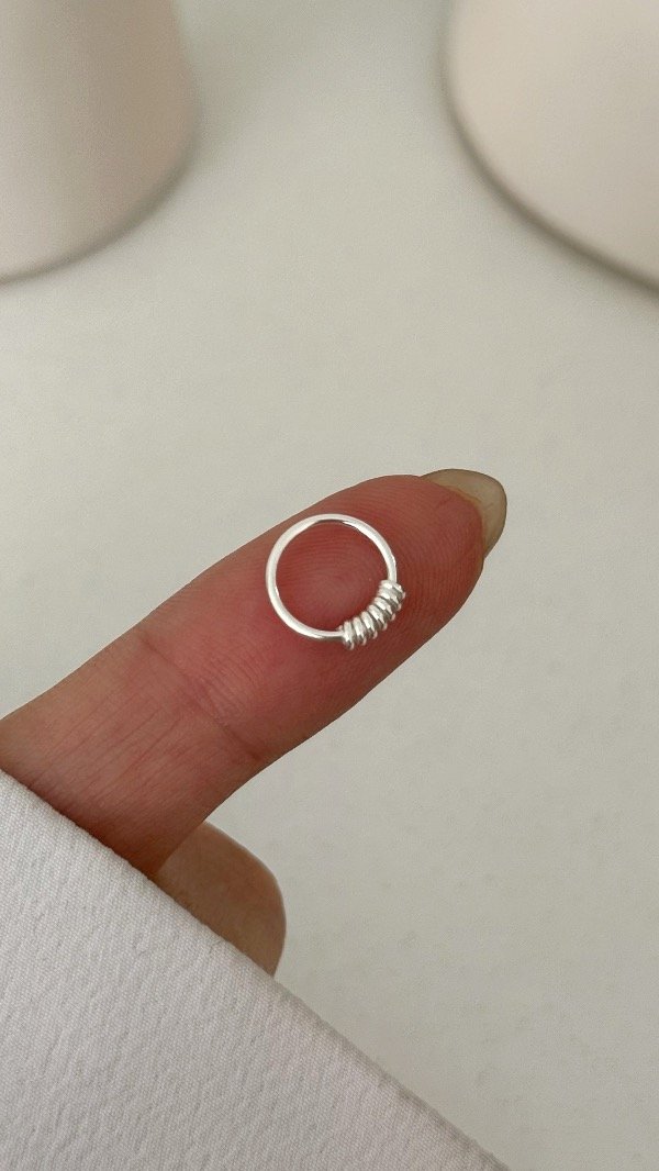 Producto - Argolla resort lisa 1cm UNIDAD P925