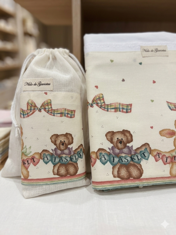 Producto - SABANAS PARA PRACTICUNA "RONDA DE CONEJOS Y OSOS" - 1