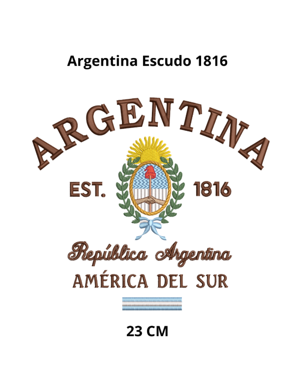 Producto - Argentina Escudo Nacional x23cm