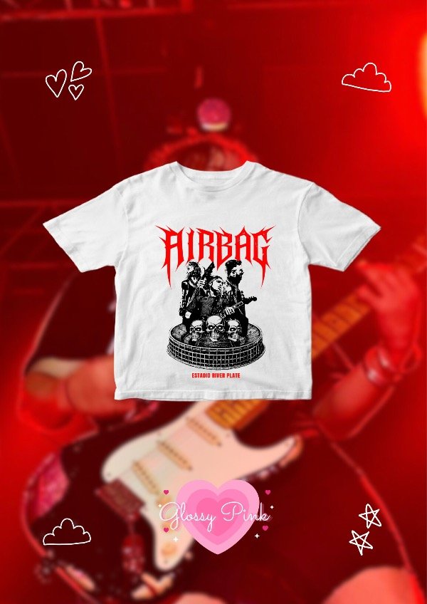 Producto - Baby Tee Airbag Estadio River Plate - DTF