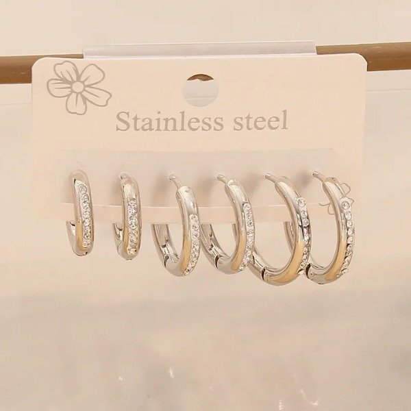 Producto - Argollitas silver shiny