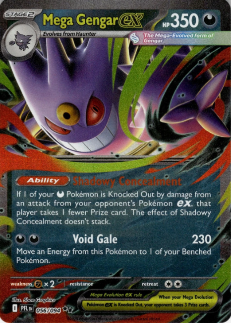 Producto - Mega Gengar ex 056/094 - Phantasmal Flames