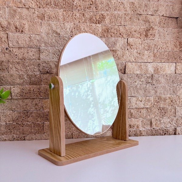 Producto - Espejo de mesa de bambú