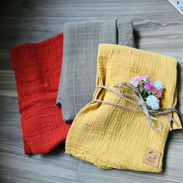 Producto - Manta de gasa de algodón lisa