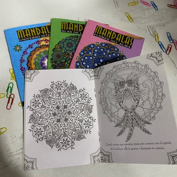 Producto - Libro para pintar pocket Mandalas