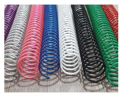 Producto - ESPIRALES DE COLORES DE ALAMBRE+NYLON - A5