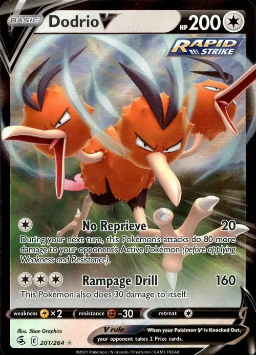 Producto - Dodrio V - 201/264 - Fusion Strike - Holo