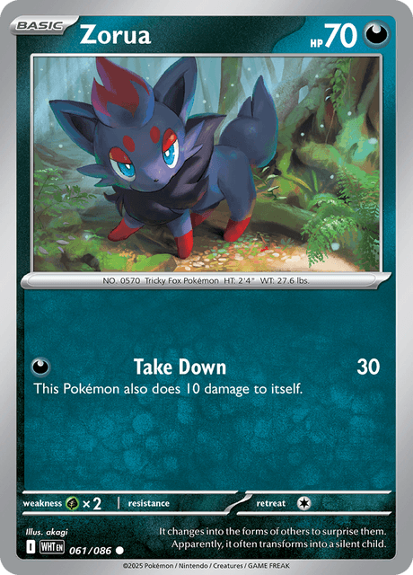 Producto - Zorua - 061/086