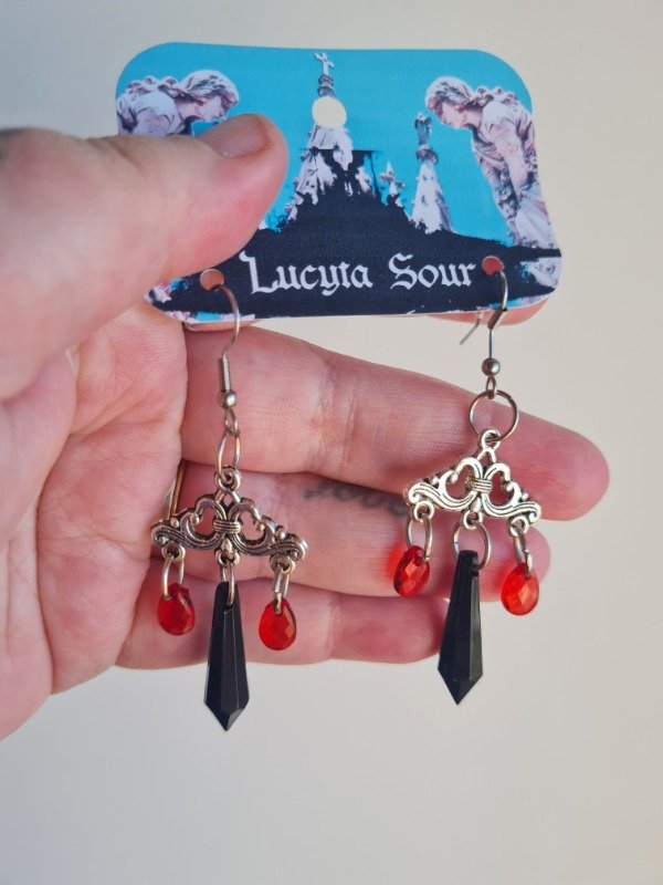 Producto - Aros Gota Roja