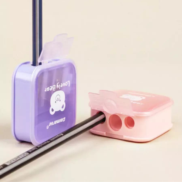 Producto - Sacapuntas triple VIOLETA