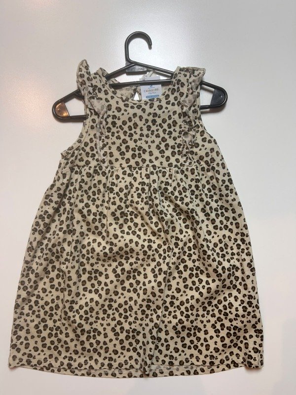 Producto - Vestido animal print con volados H y M - 1