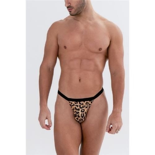 Producto - ZUNGA COLA LESS ANIMAL PRINT AJUSTABLE TALLE S/M INFARTA FETISH