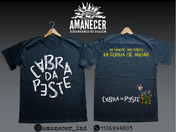 Producto - Remera Cabra Da Peste Mi sangre