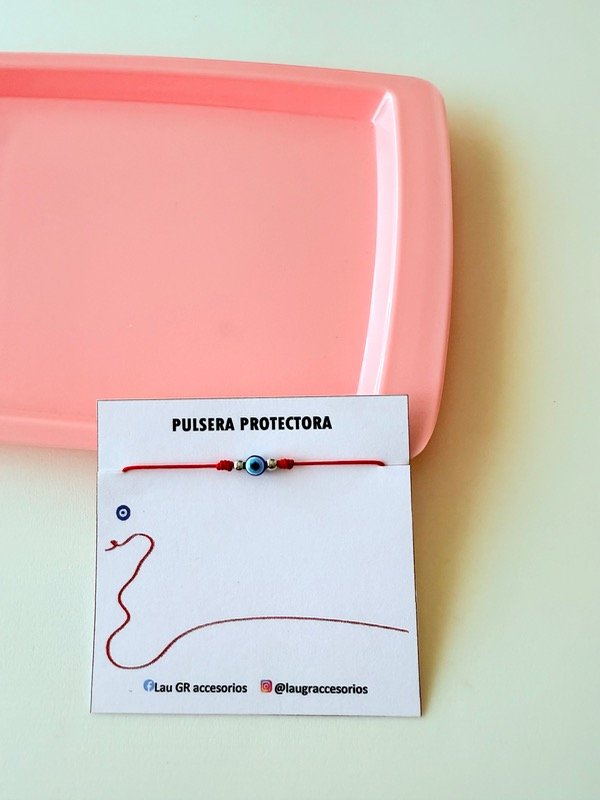 Producto - Pulsera hilo rojo ojo protector