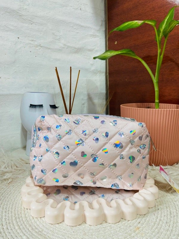 Producto - Neceser Corazones Holograficos