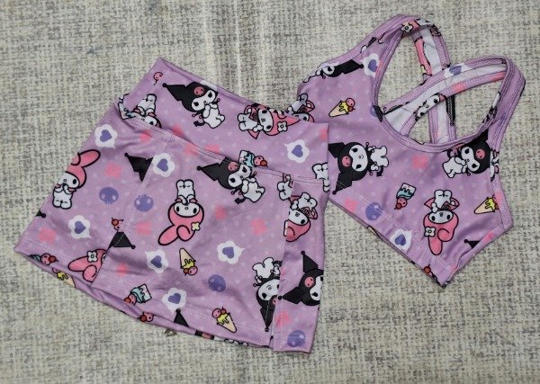 Producto - Conjunto top y pollera pantalón