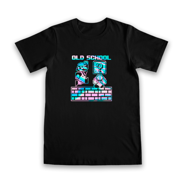 Producto - Remera Mario Bros Pixel Hologram Moda Y2K