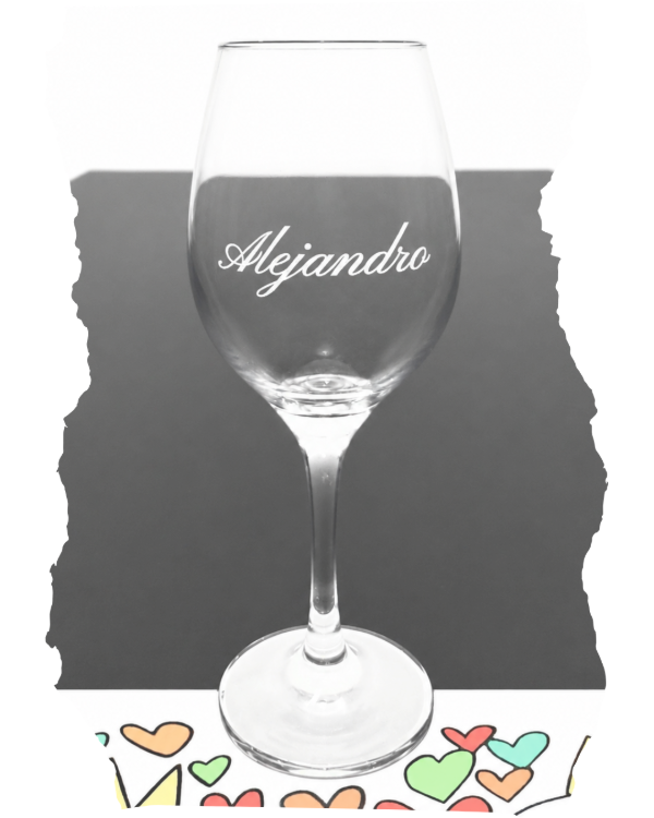 Producto - Copa barone de vino con nombre