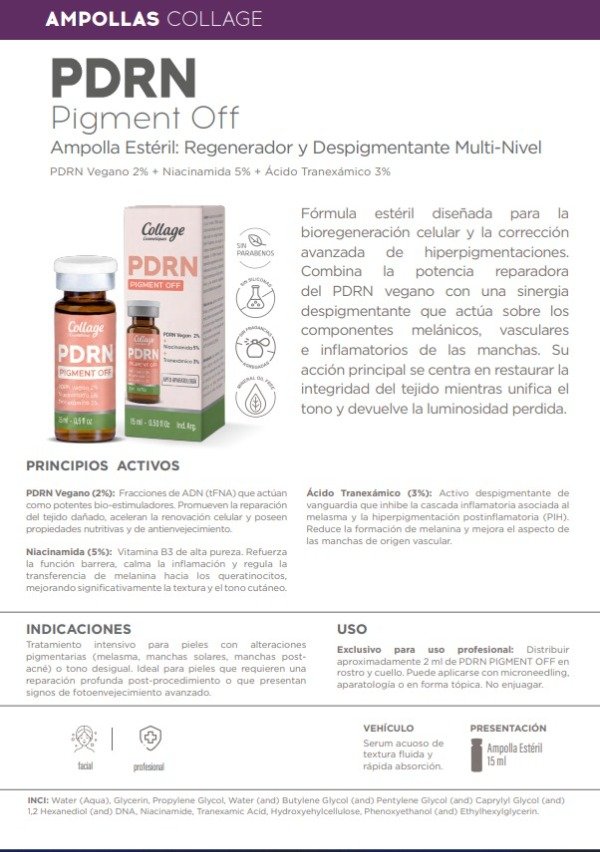 Producto - Collage Ampolla PDRN Pigment Off 15ml