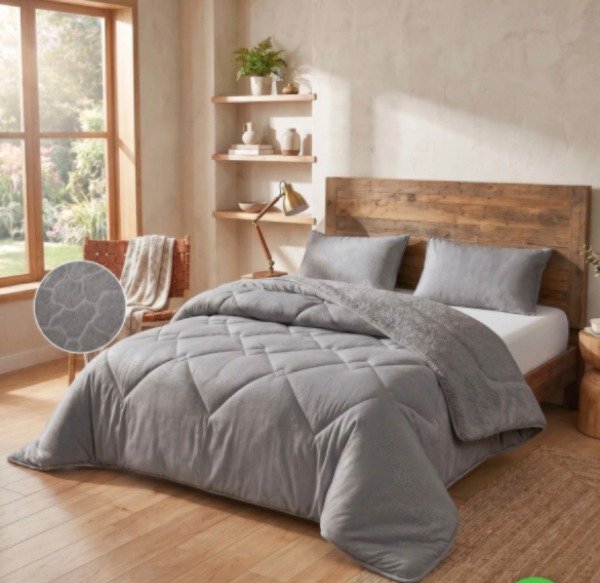 Producto - Edredon Micro-Embossed con Relieve 2 Plazas 1/2 SUPER Abrigado