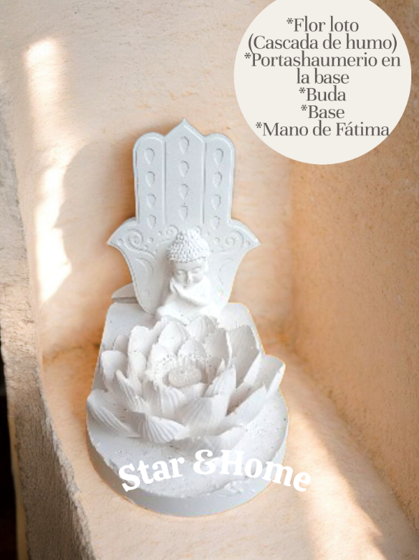 Producto - Buda mano de Fátima y loto