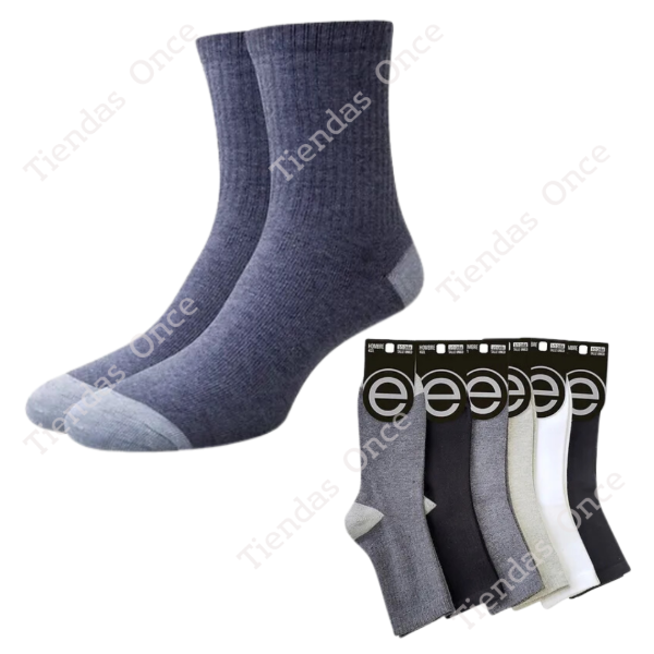 Producto - Medias tenis de caballero algodon ELEMENTO - Por docena