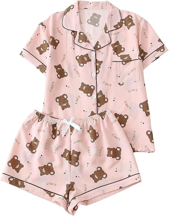 Producto - Conjunto de pijama de 2 piezas Pink Bear - 1