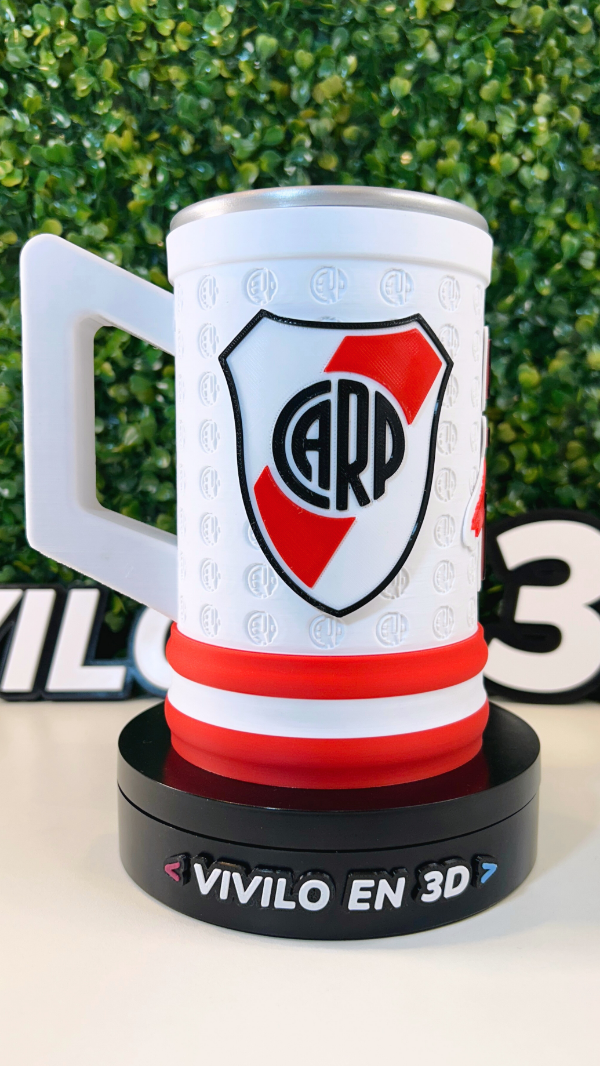 Producto - JARRA CHOPP RIVER PLATE BLANCA 500ML