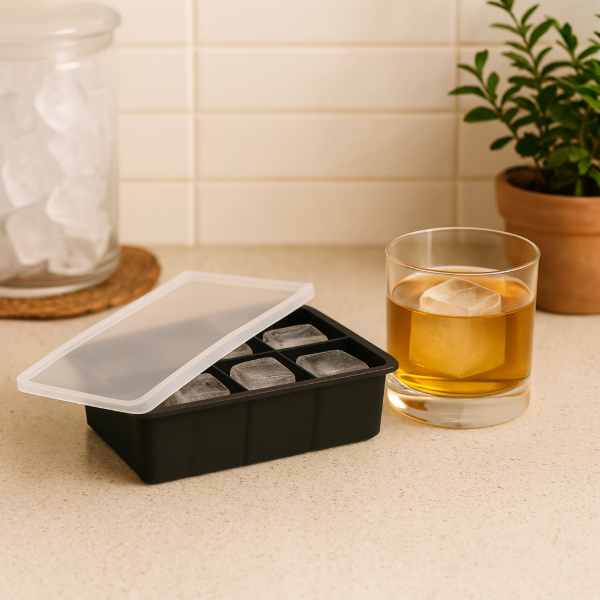Producto - HIELERA DE SILICONA CON TAPA HIELOS XL