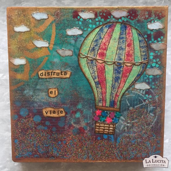 Producto - Cuadro Mixed Media Viaje
