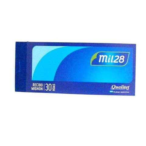 Producto - TALONARIO RECIBO MIGNON 7X15.7CM 30 HOJAS MIL28
