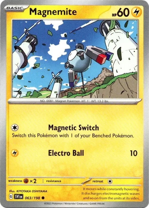 Producto - Magnemite - 063/198 - Scarlet and Violet