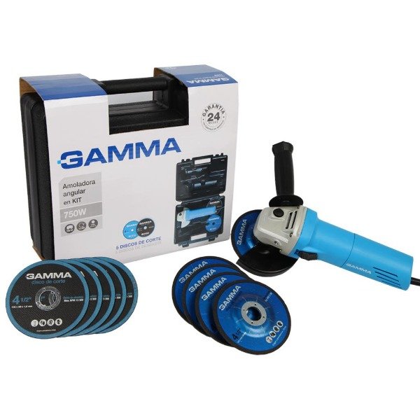 Producto - Amoladora Angular Kit 4.5" 750W - [HG07] G1910KAR